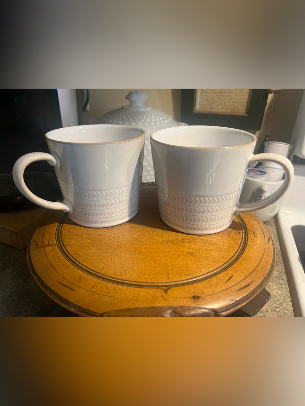 Denby Mugs, Set Of 2
Perfect Condition!